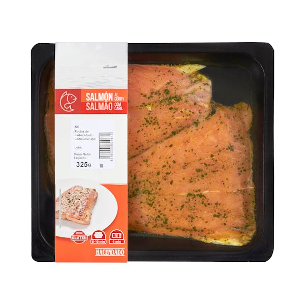 Salmón al curry Hacendado mercadona