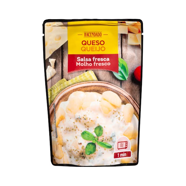 Salsa fresca Queso Hacendado mercadona