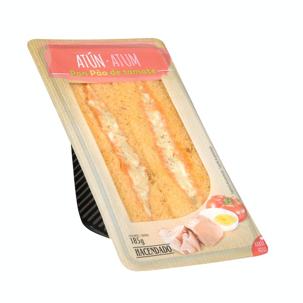 Sándwich atún, huevo y tomate Hacendado mercadona