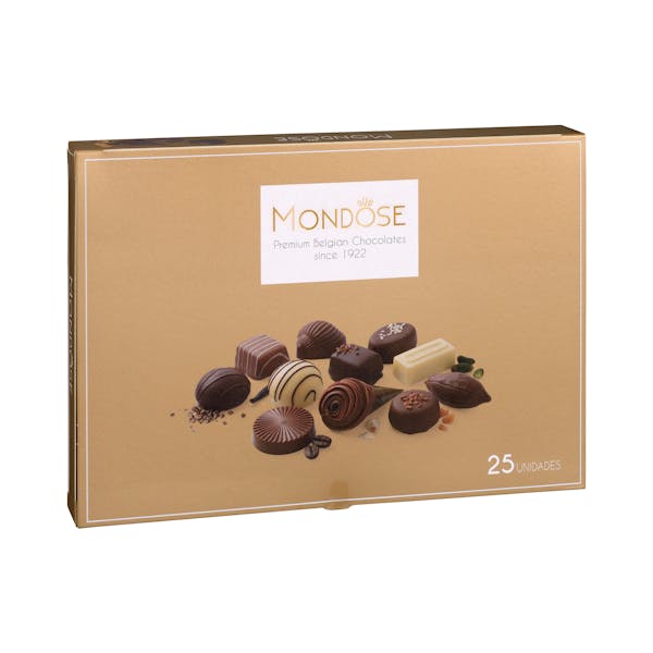 Surtido bombones de chocolate Belga Mondose mercadona