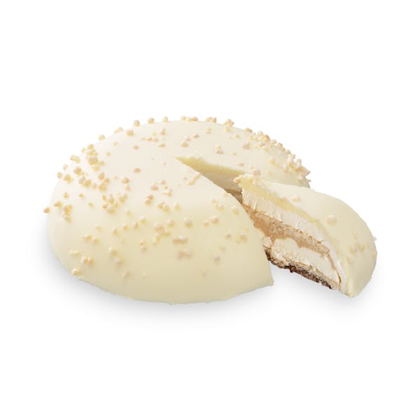 Tarta crema avellana blanca Hacendado congelada mercadona