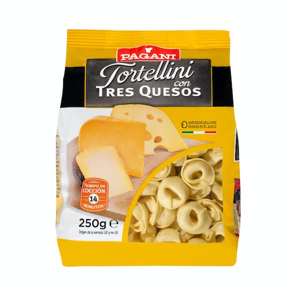 Tortellini con tres quesos Pagani mercadona