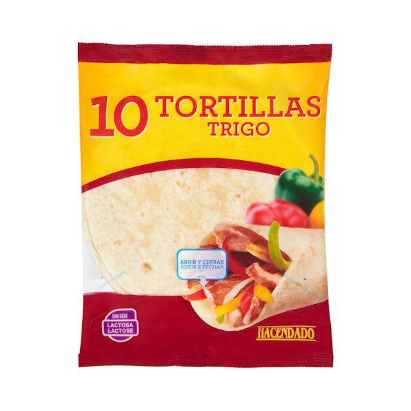 Tortillas de trigo Hacendado mercadona