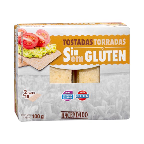Tostadas sin gluten Hacendado mercadona