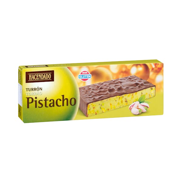 Turrón de pistacho Hacendado mercadona