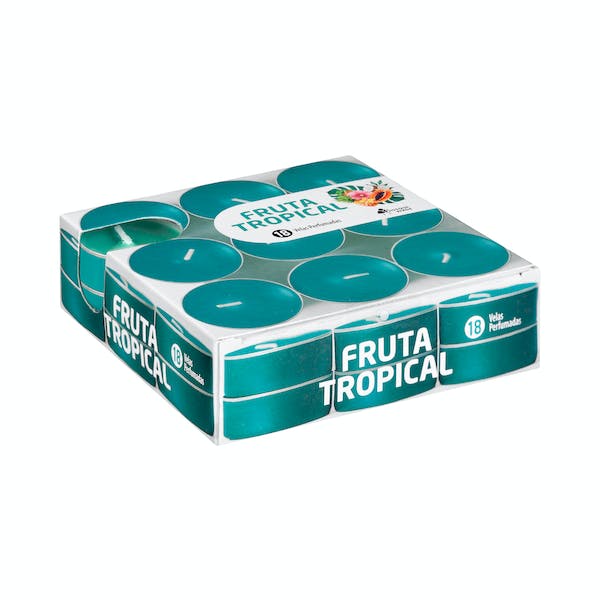 Vela perfumada Fruta Tropical Bosque Verde mercadona