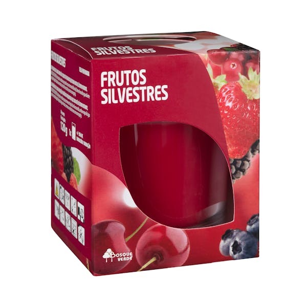 Vela perfumada Frutos Silvestres Bosque Verde mercadona