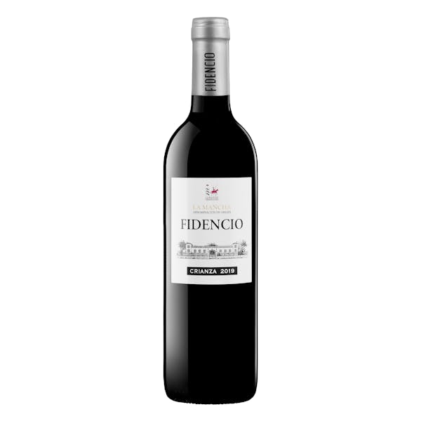 Vino tinto D.O La Mancha Fidencio crianza mercadona