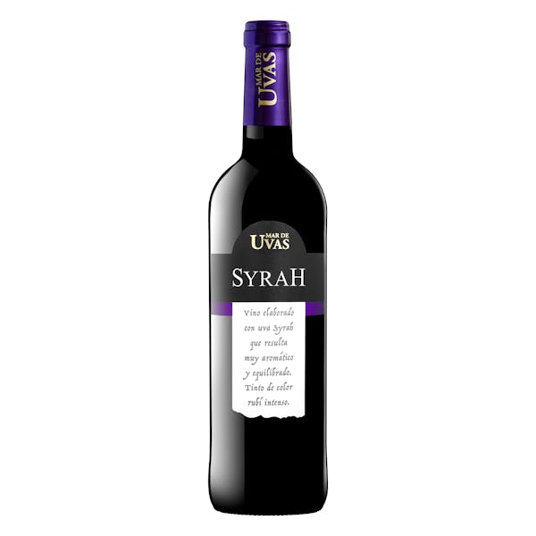 Vino tinto Syrah Mar de Uvas mercadona