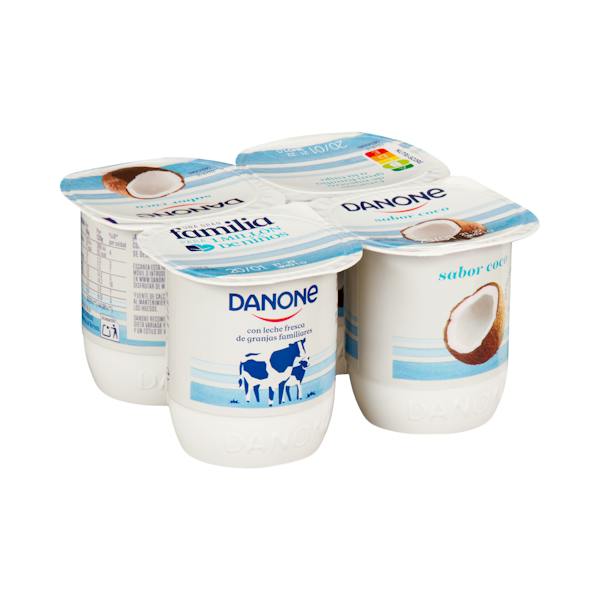 Yogur sabor coco Danone mercadona